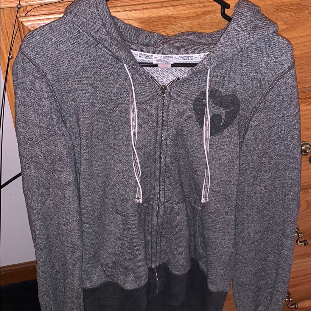 Grey pink jacket